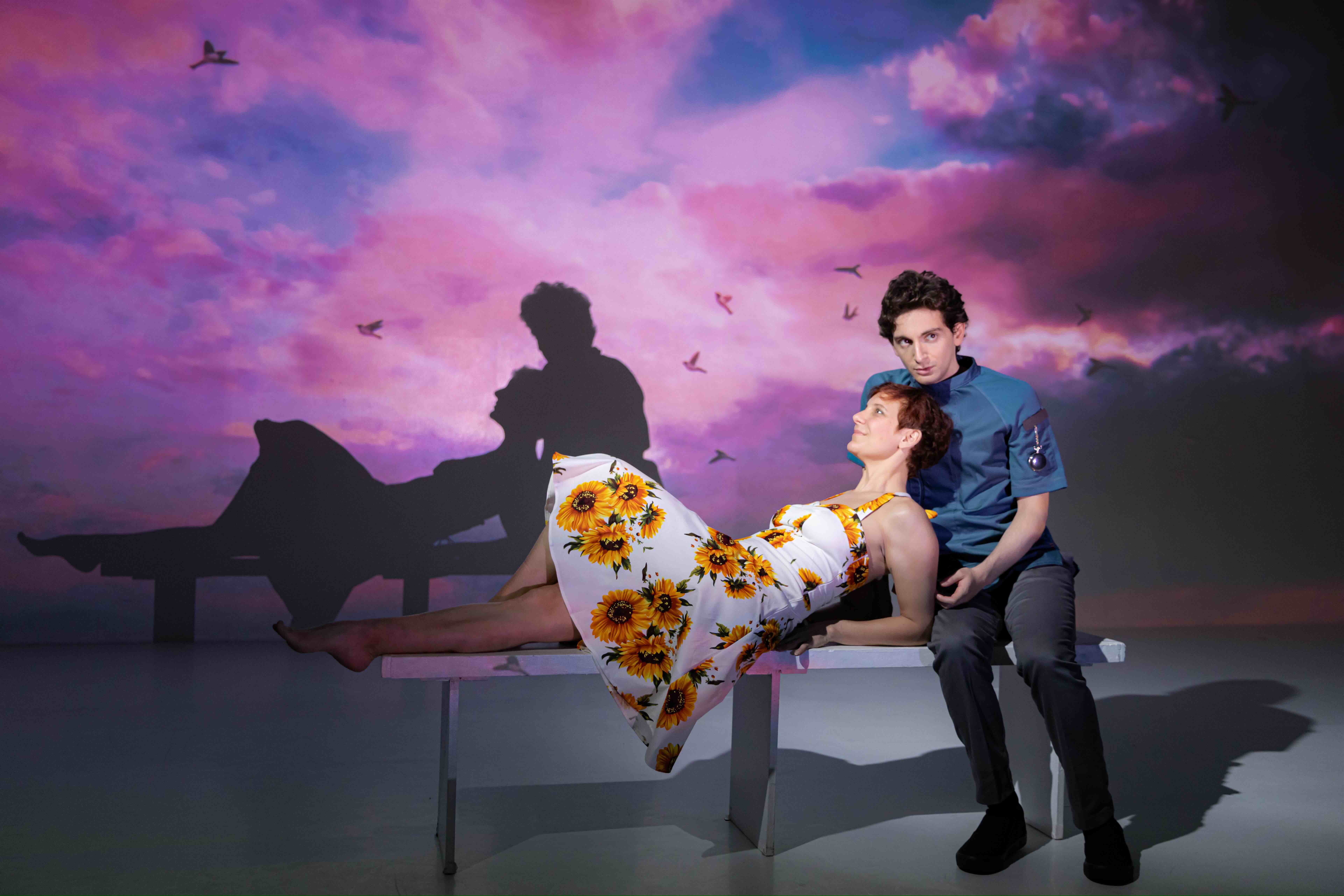  Sabra Shelly as I-330 and Aaron Greenberg as D-503. 